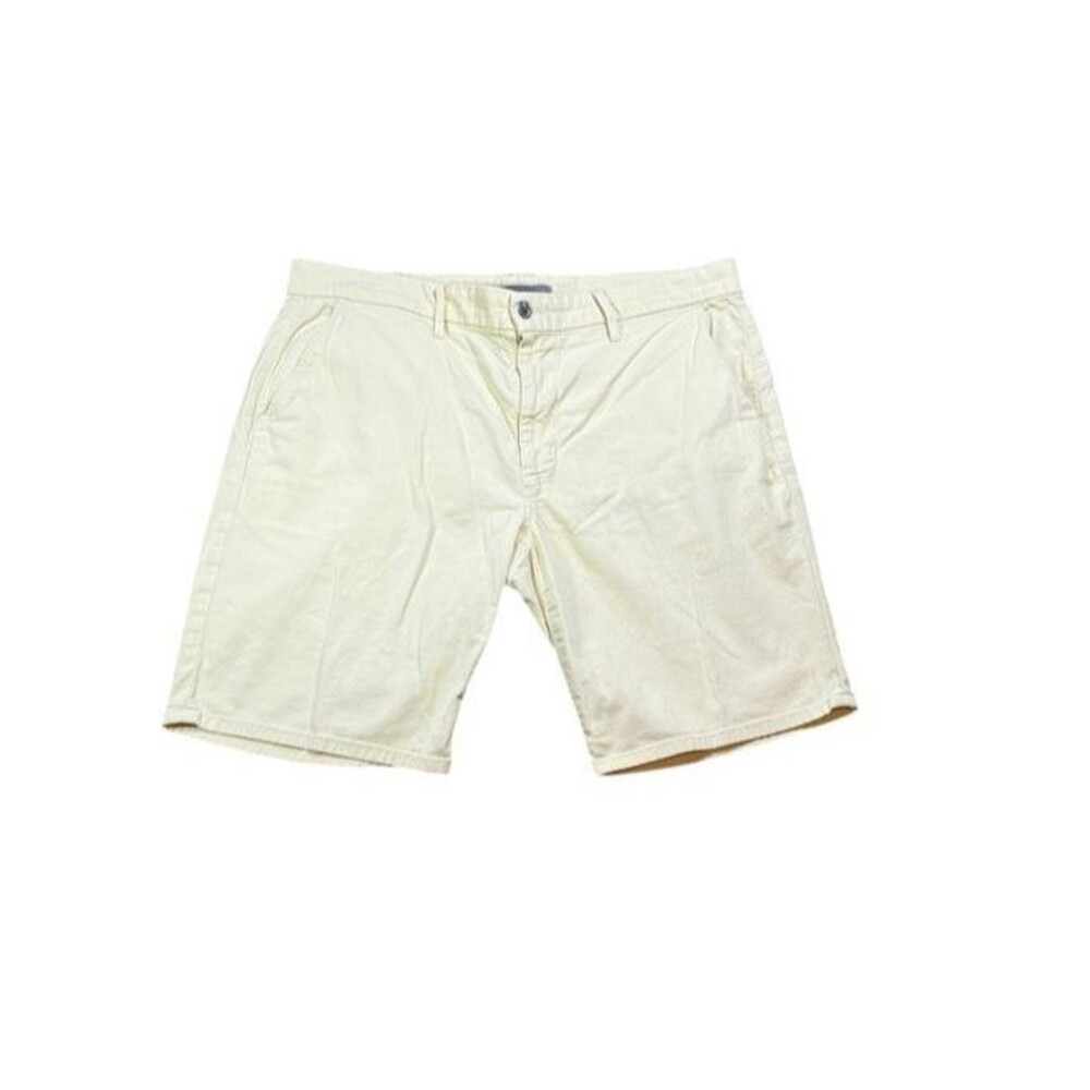 Lucky Brand Flat Front 9.5" Inseam Shorts Mens Size 36 Chino Walking Golf Dad